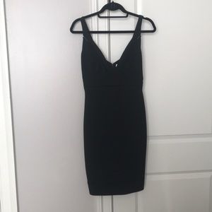 Elizabeth and James Black Fitted Cocktail size 4